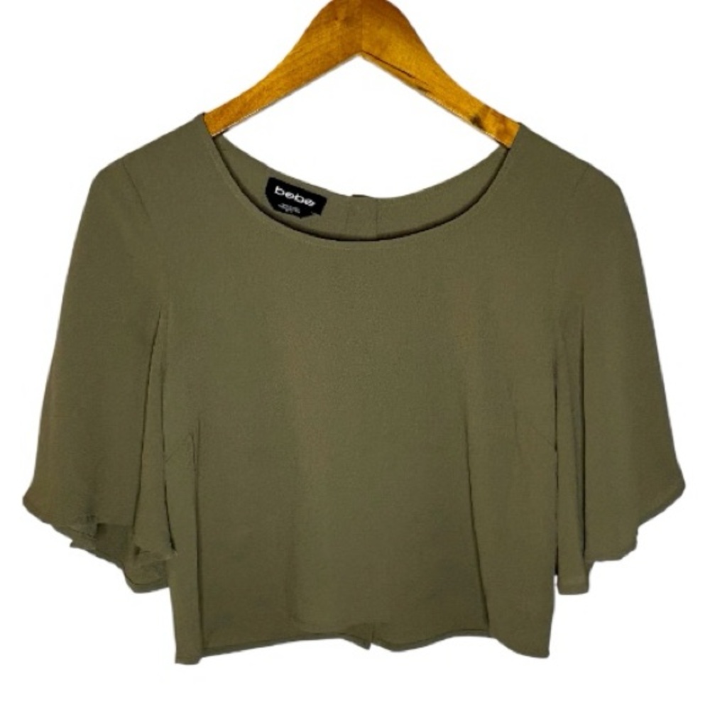 Bebe Green Women's Blouse